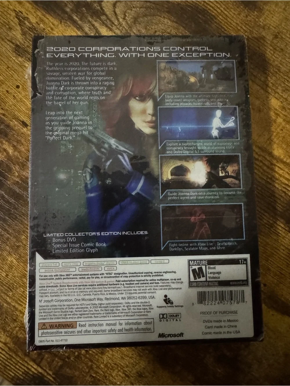 Perfect Dark Zero Limited Collectors Edition
